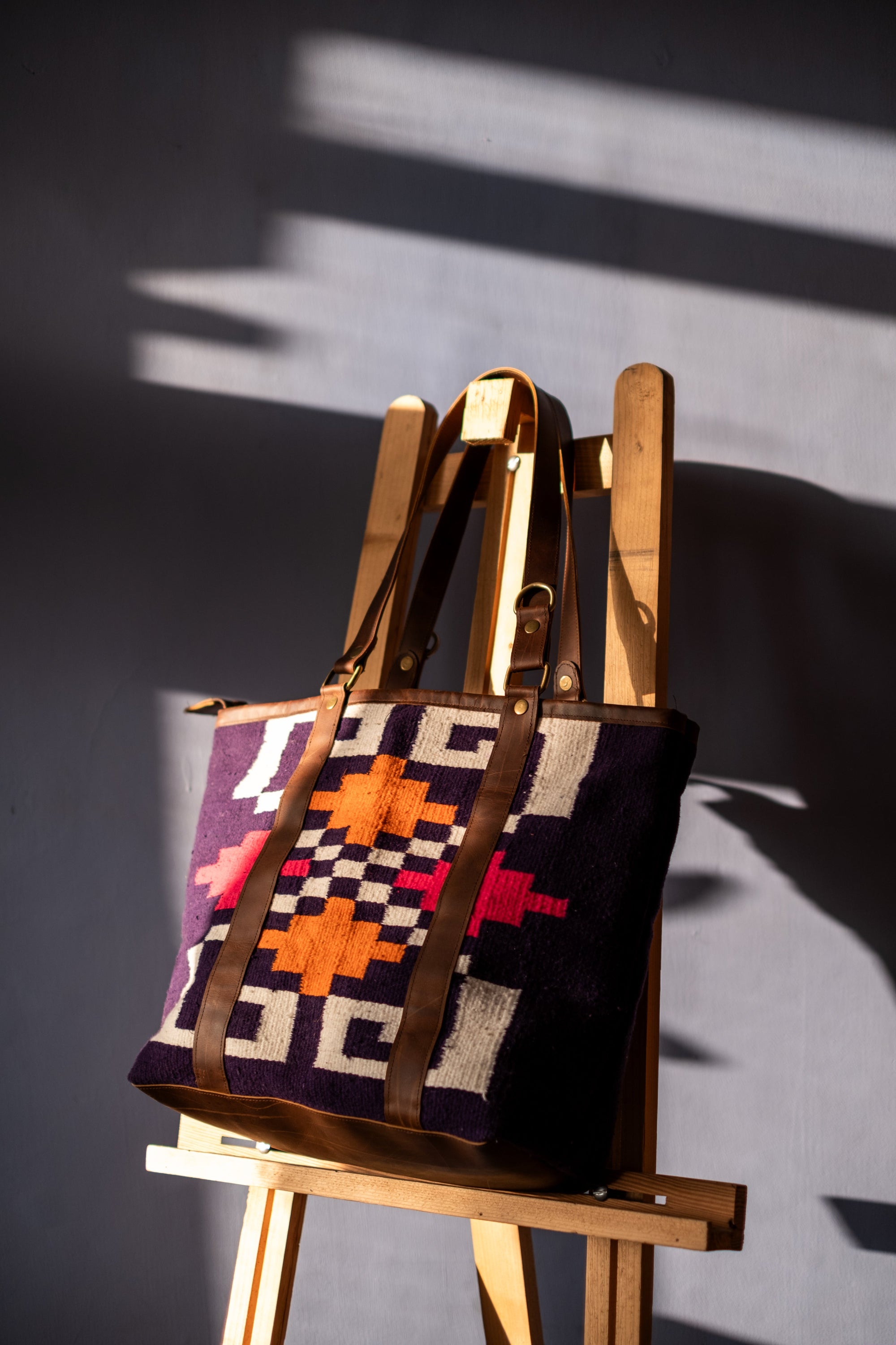 Patola Durrie Bag - Geometric Bag