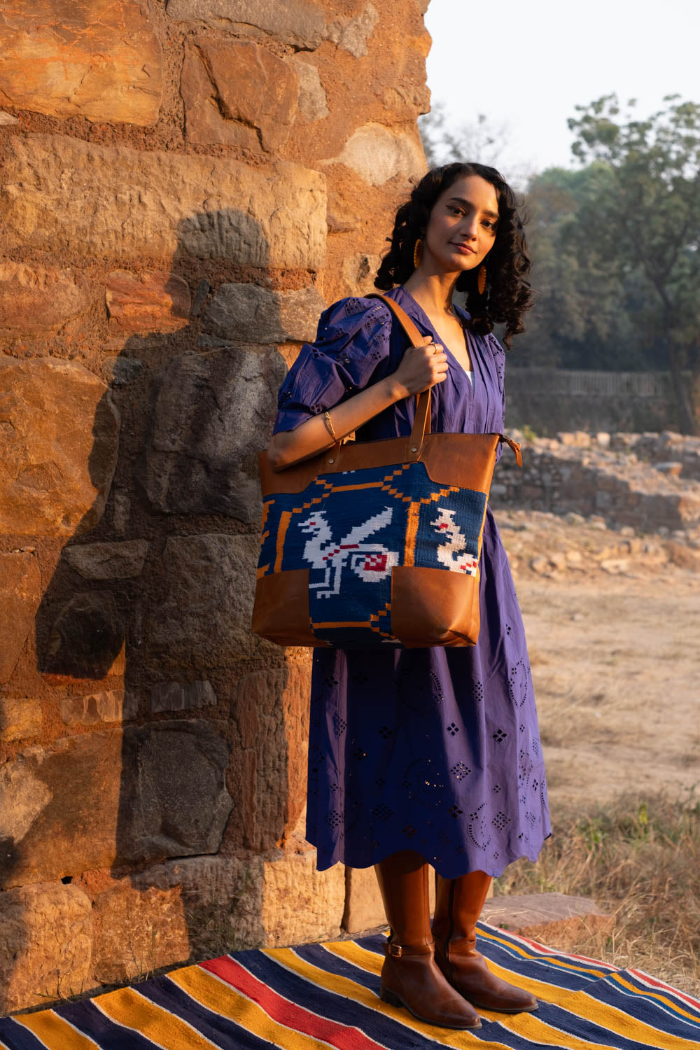 Sawaari Geometric Large Bag