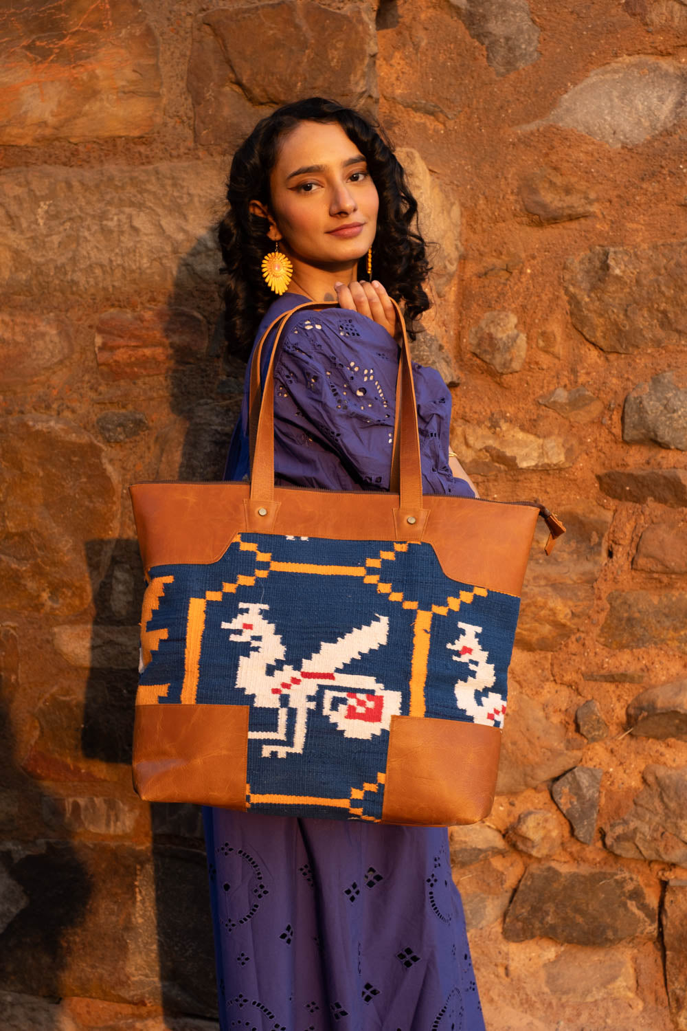 Sawaari Geometric Large Bag