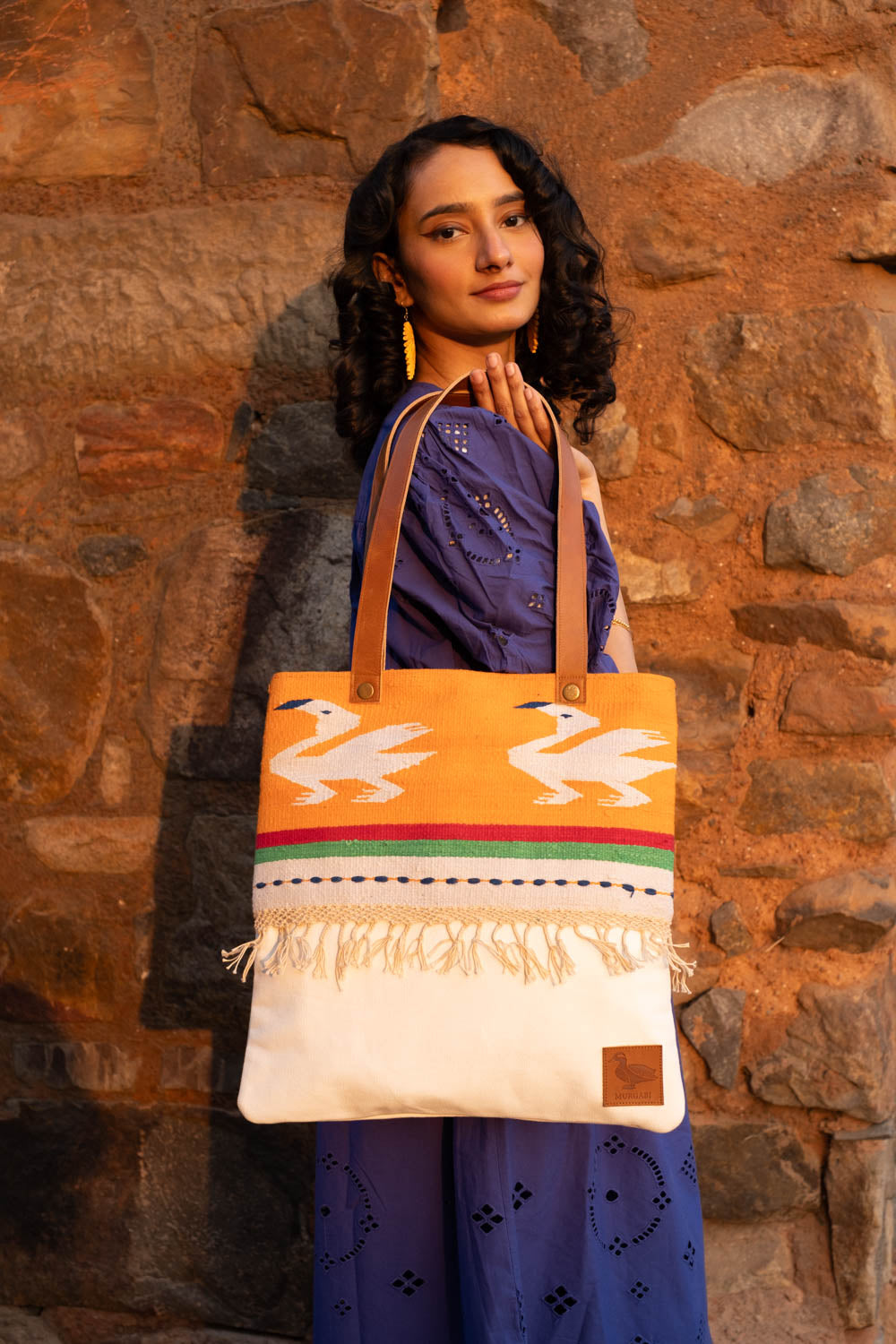 Dubki Tote Bag ~ Yellow Duck
