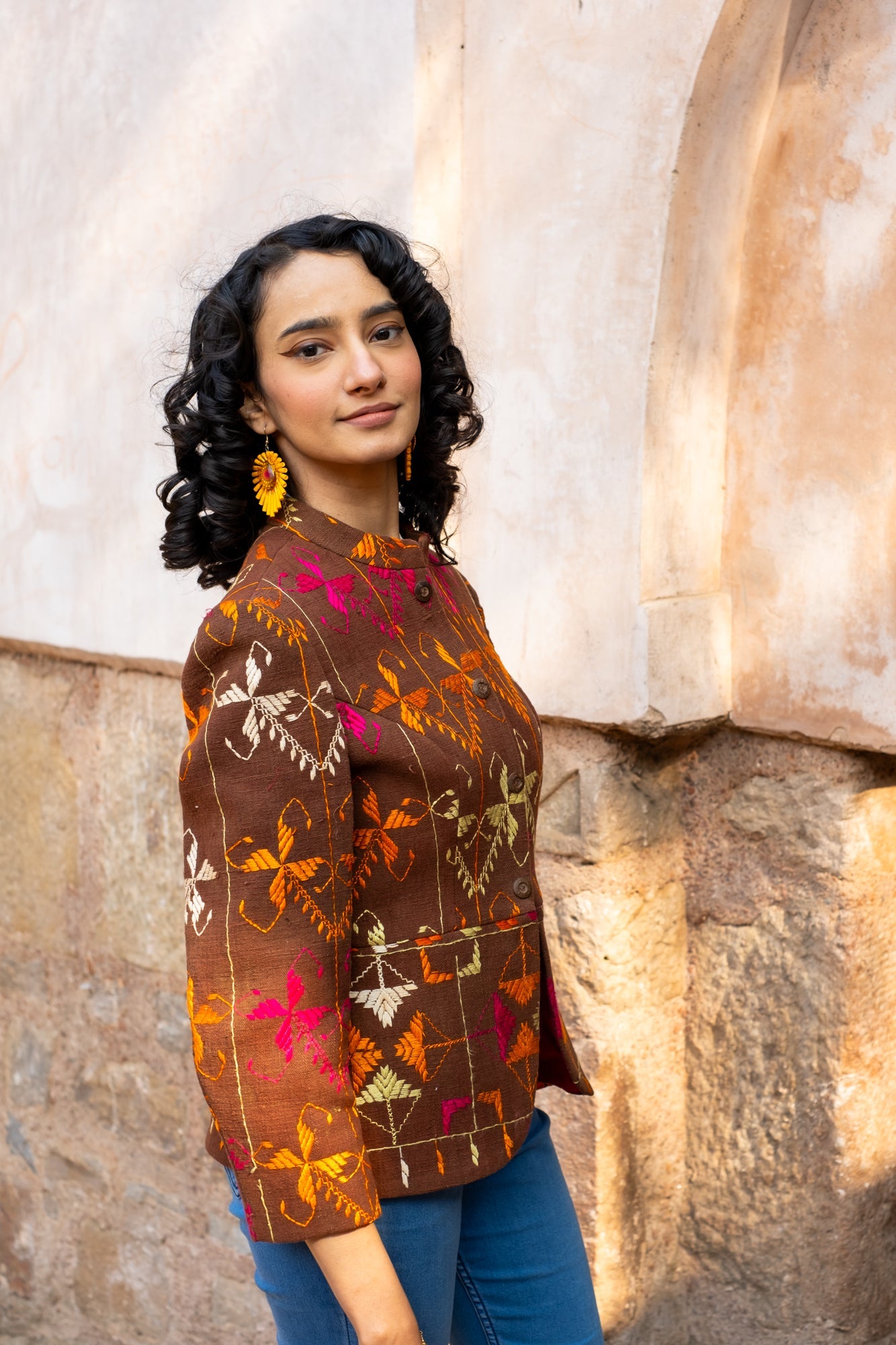 Udaari Phulkari Jacket