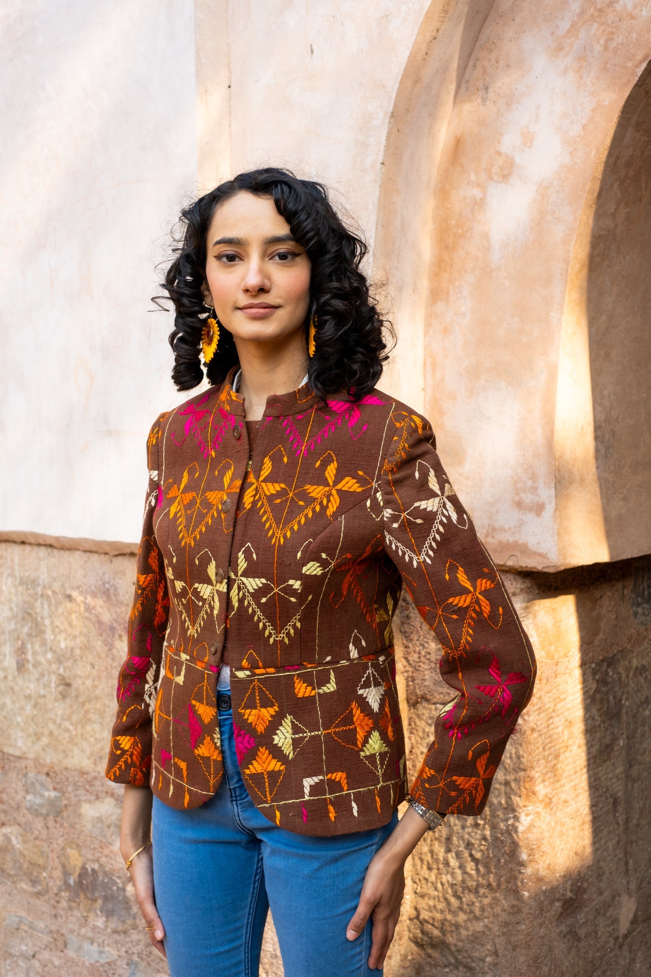 Udaari Phulkari Jacket