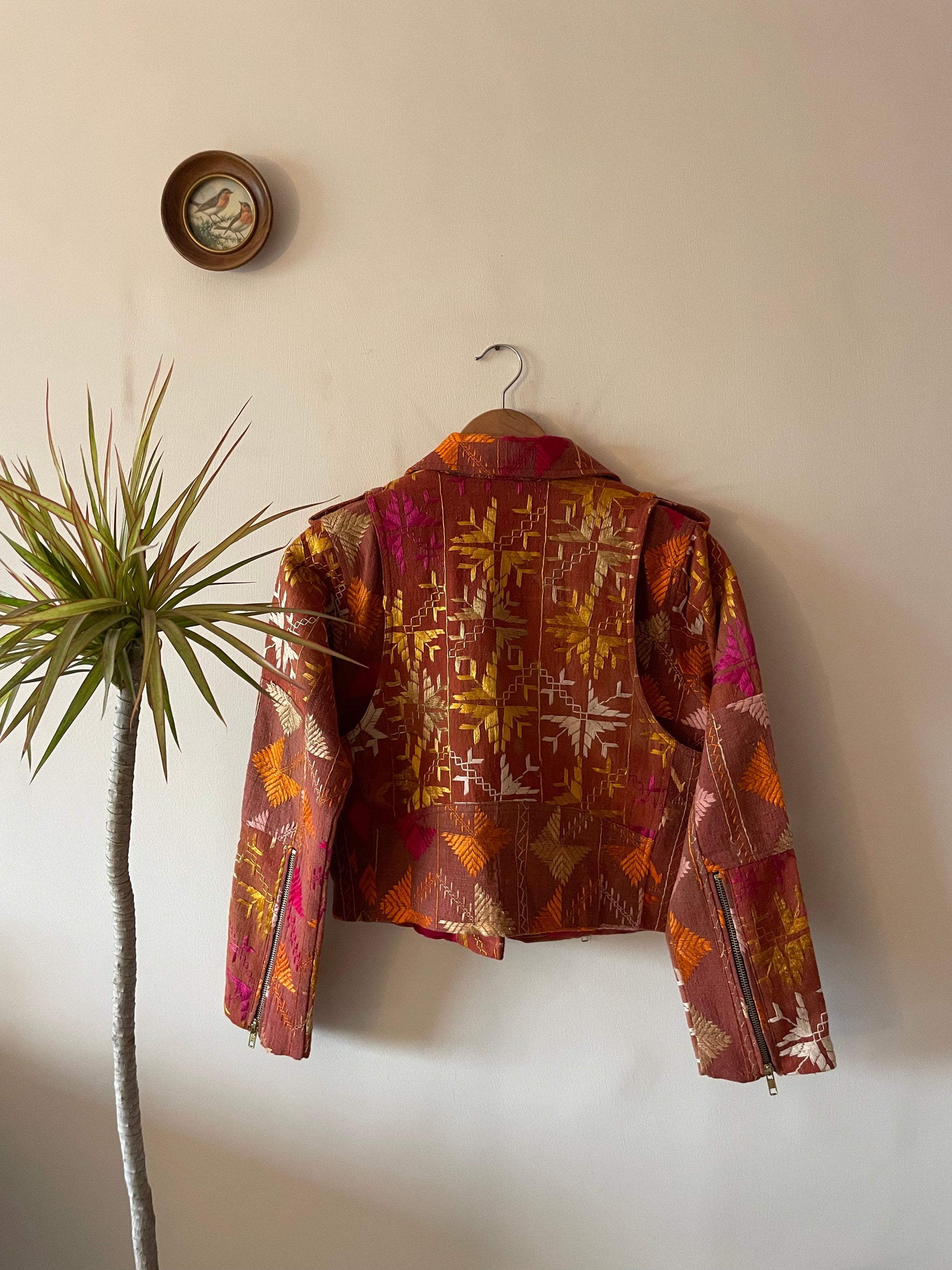 Baaj Phulkari Biker Jacket ~ US4