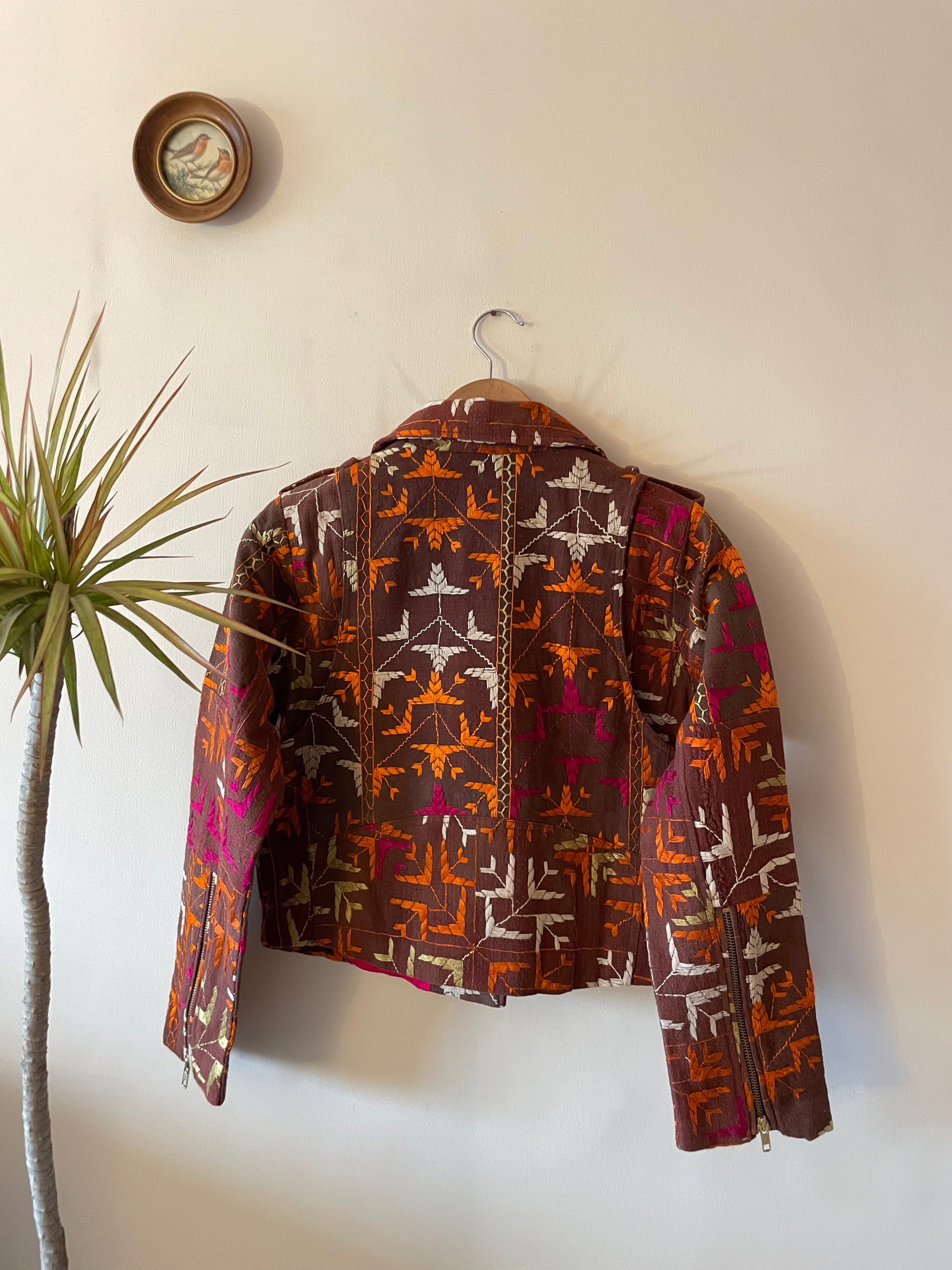 Baaj Phulkari Biker Jacket ~ US6