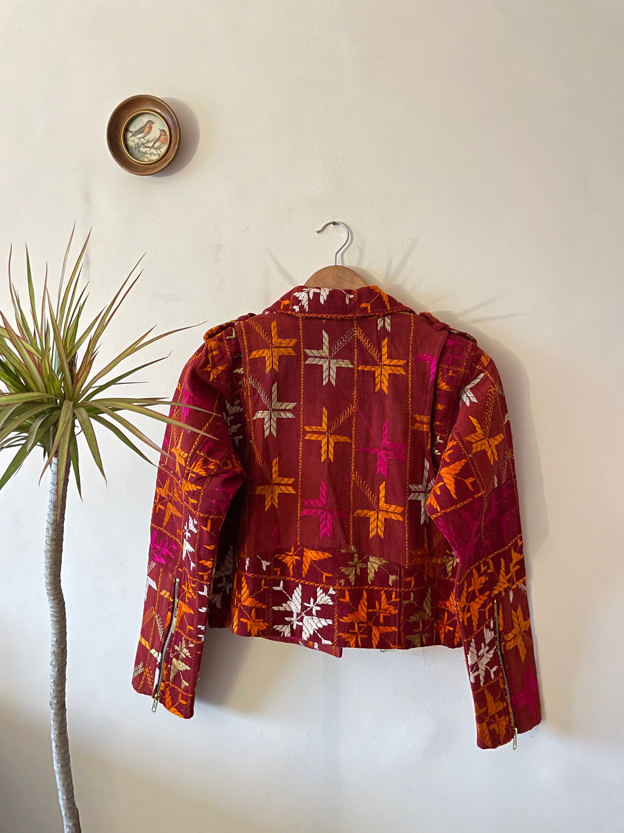 Baaj Phulkari Biker Jacket ~ US6