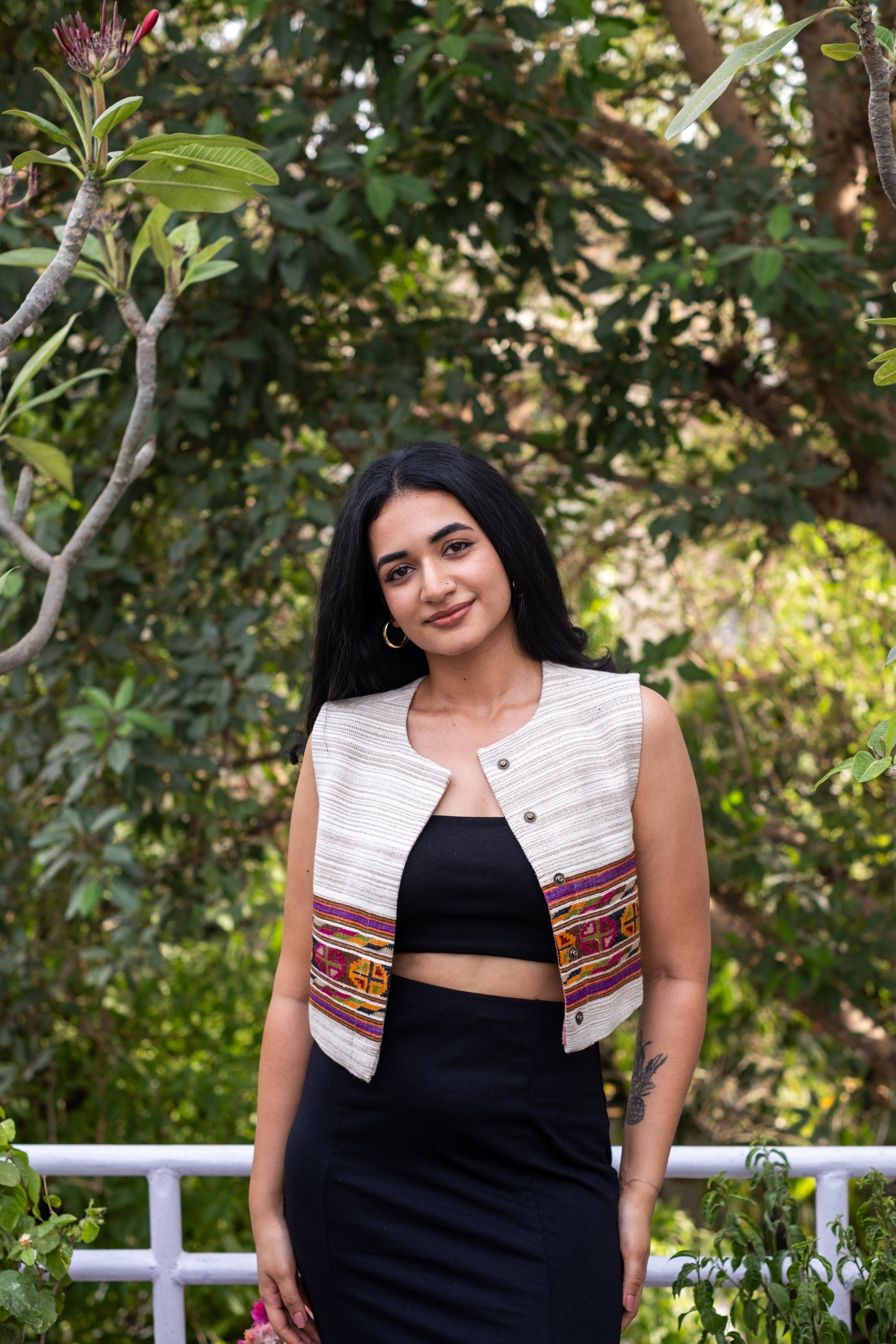 Monal Sleeveless Jacket ~ Multicoloured