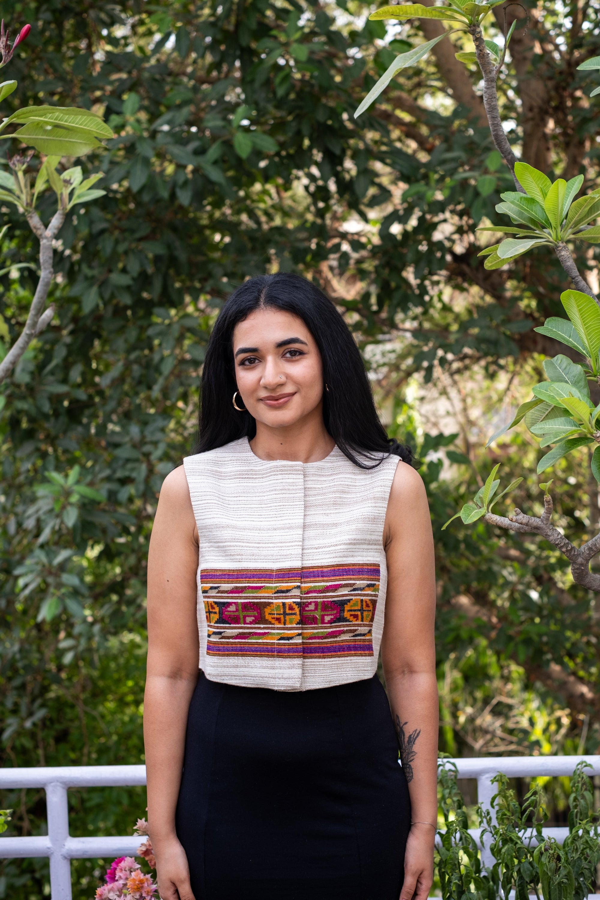 Monal Sleeveless Jacket ~ Multicoloured