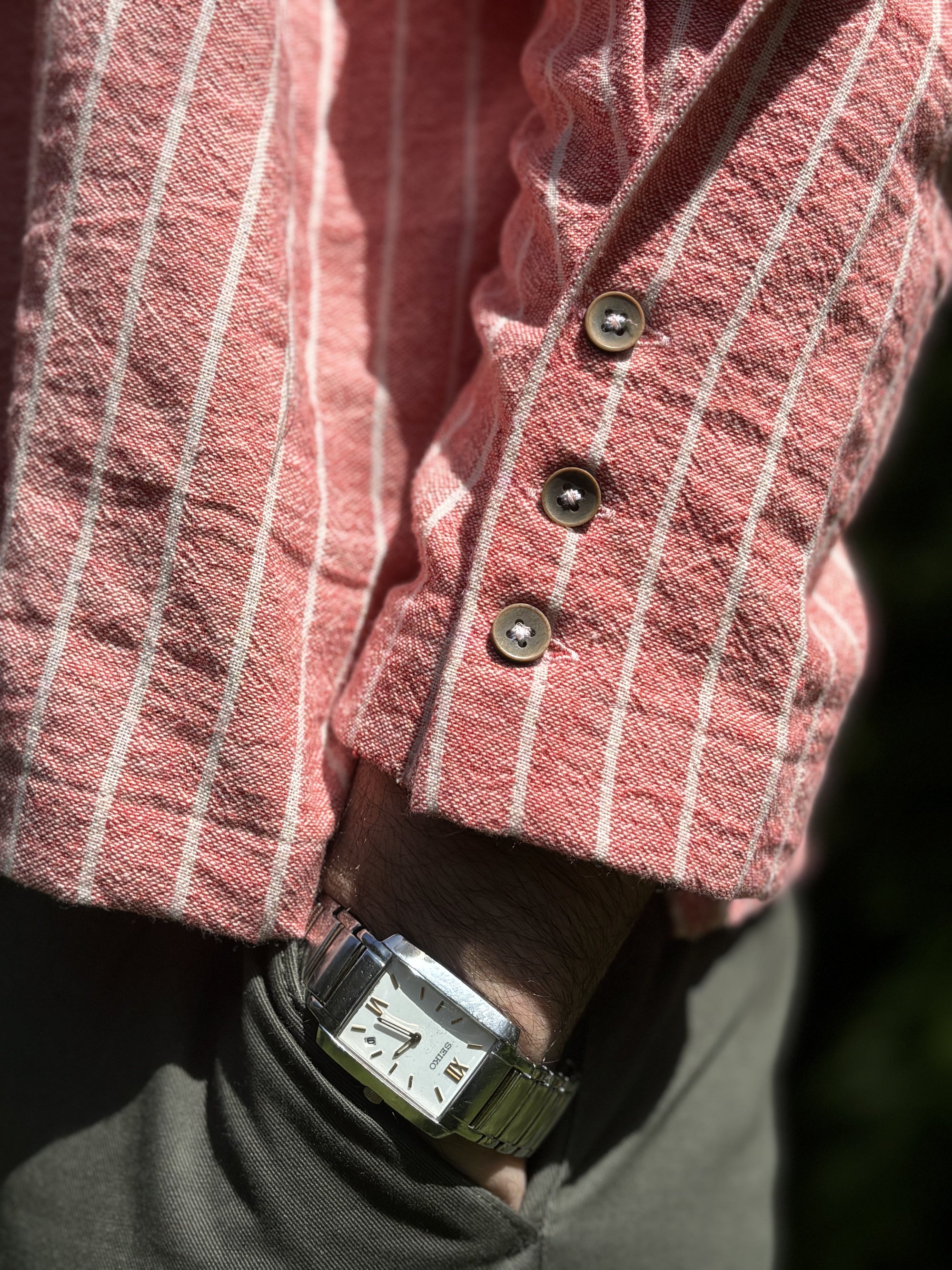 Organic Cotton Mid Placket Full Sleeve Shirt