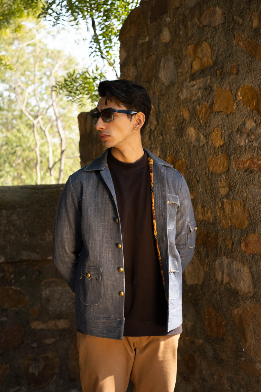 Baya Khadi Denim Jacket