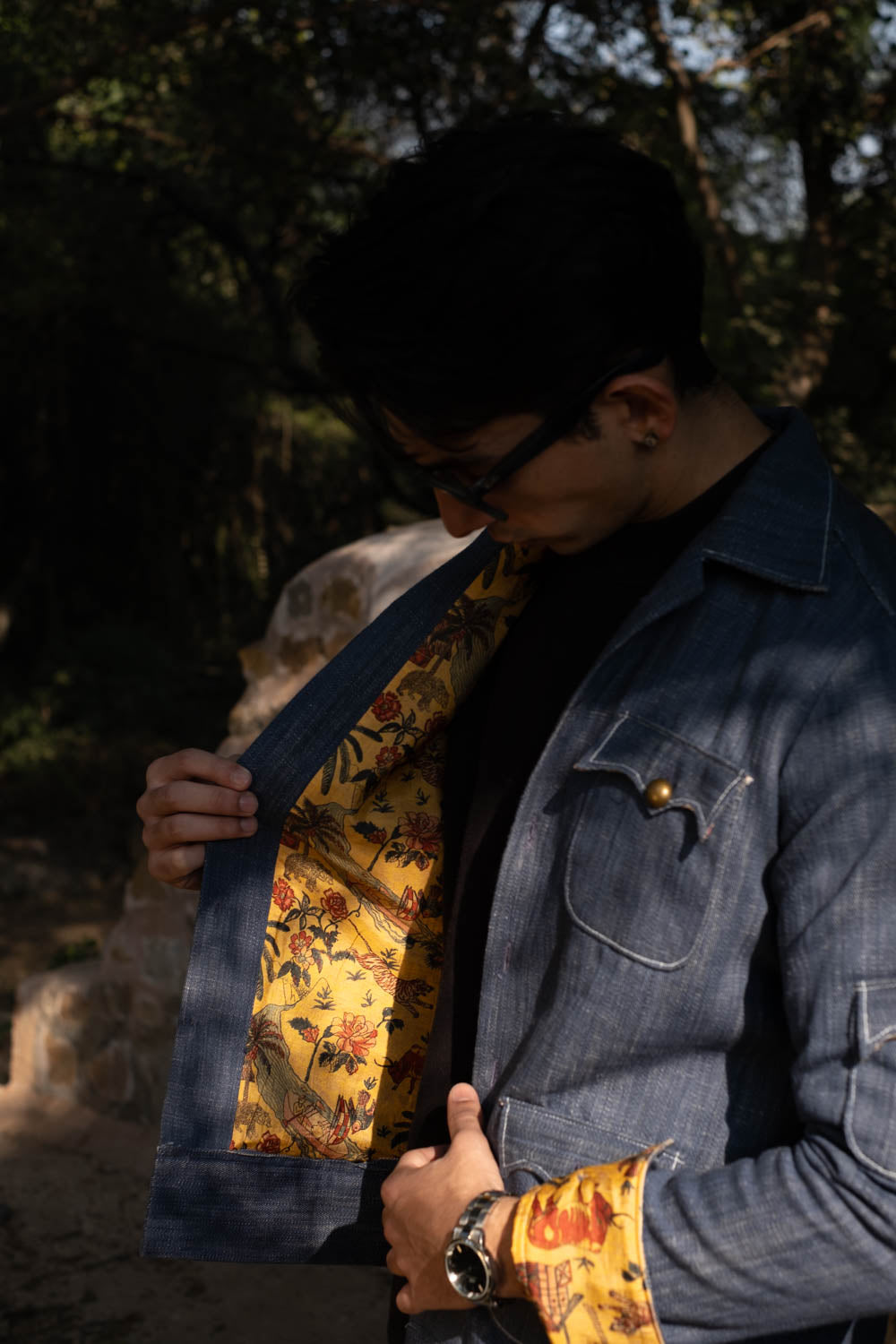 Baya Khadi Denim Jacket