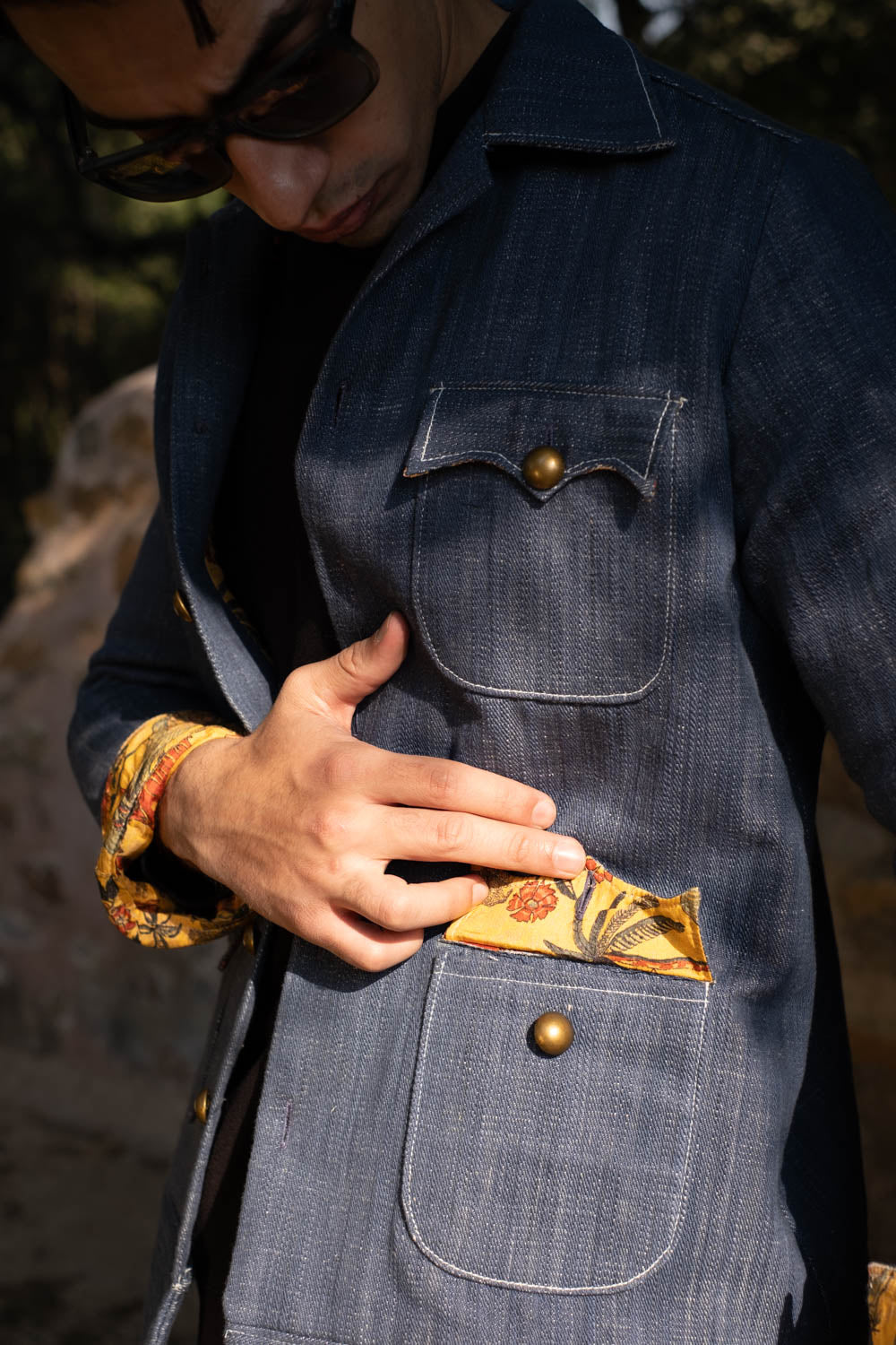 Baya Khadi Denim Jacket