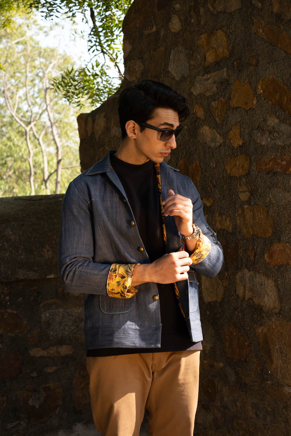Baya Khadi Denim Jacket