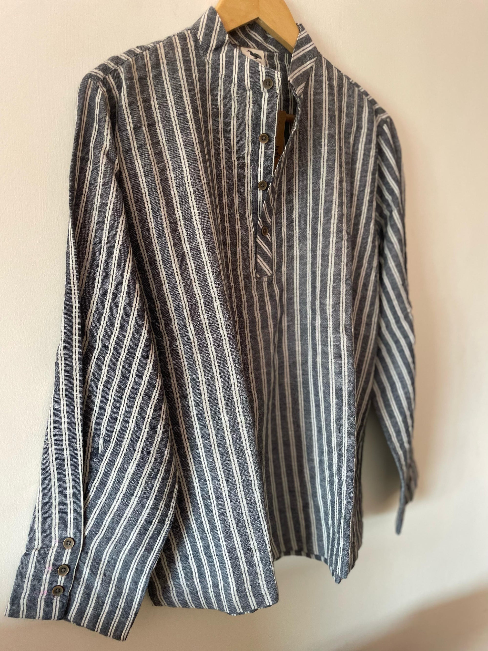 Organic Cotton Mid Placket Full Sleeve Shirt
