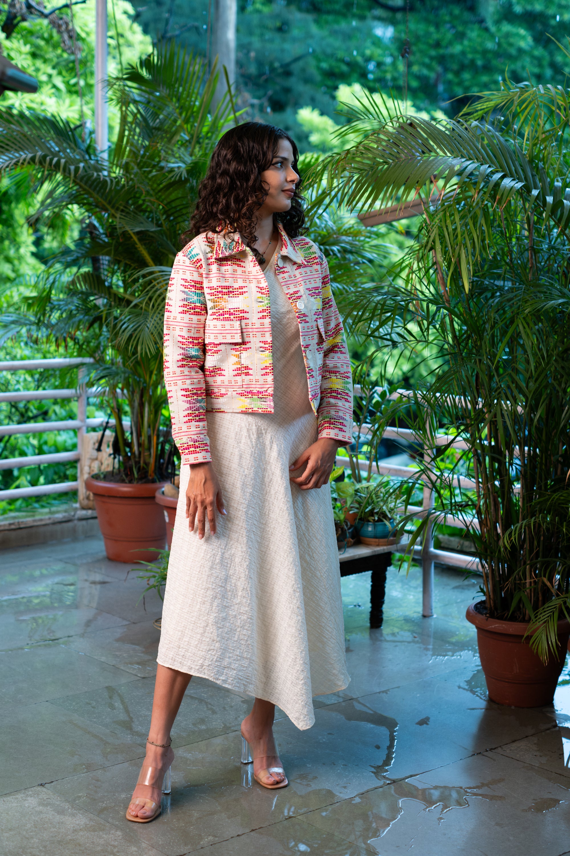 Bulbul Handloom Cotton Short Jacket