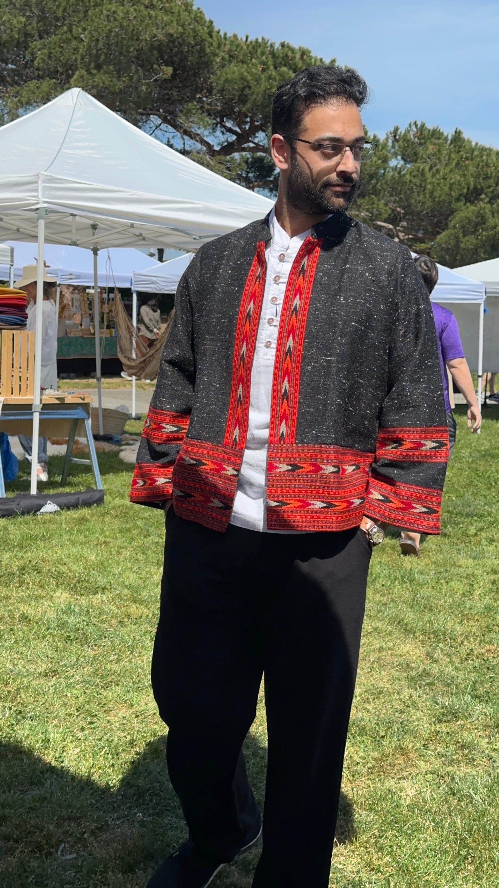 Himalayan Drift Kimono Coat- Men