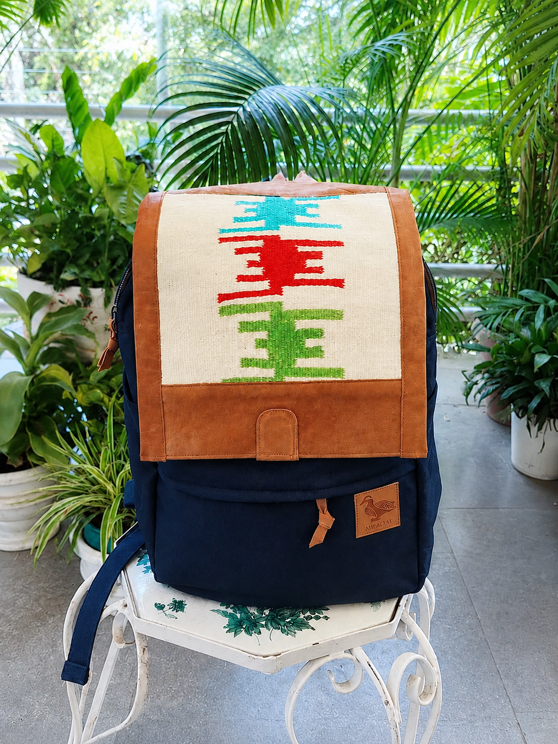 Durrie Laptop Backpack ~  Geometric