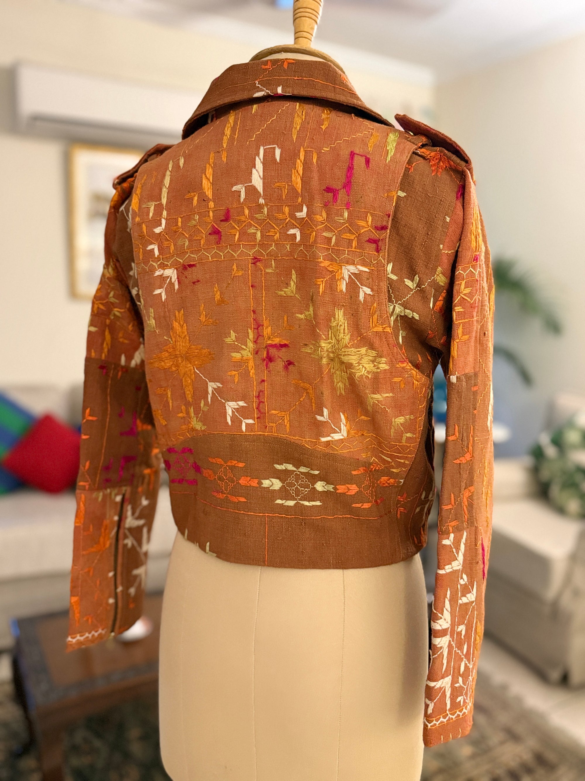Baaj Phulkari Biker Jacket ~ US8