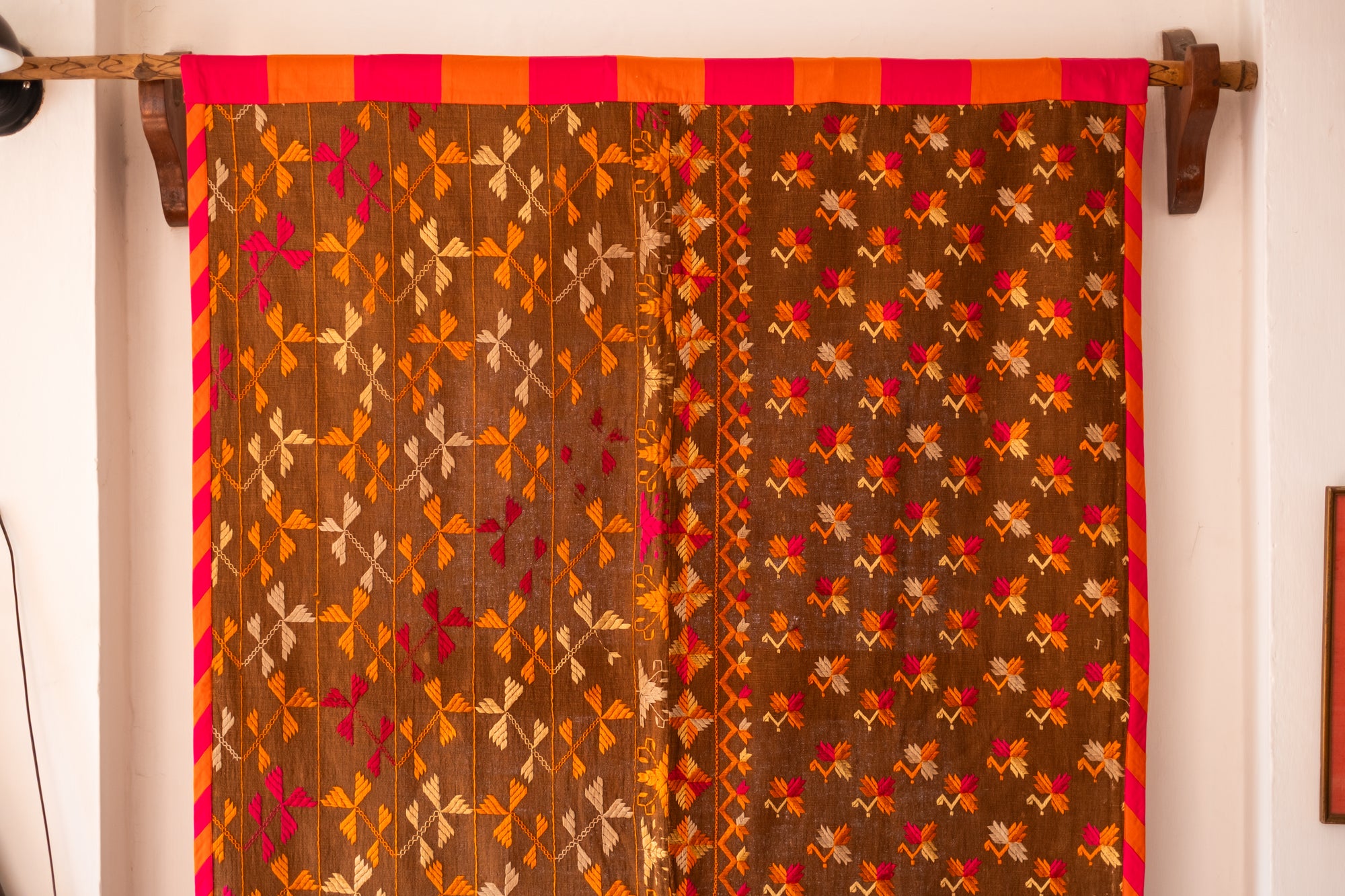 Nazar - A Vintage Phulkari Wall Hanging
