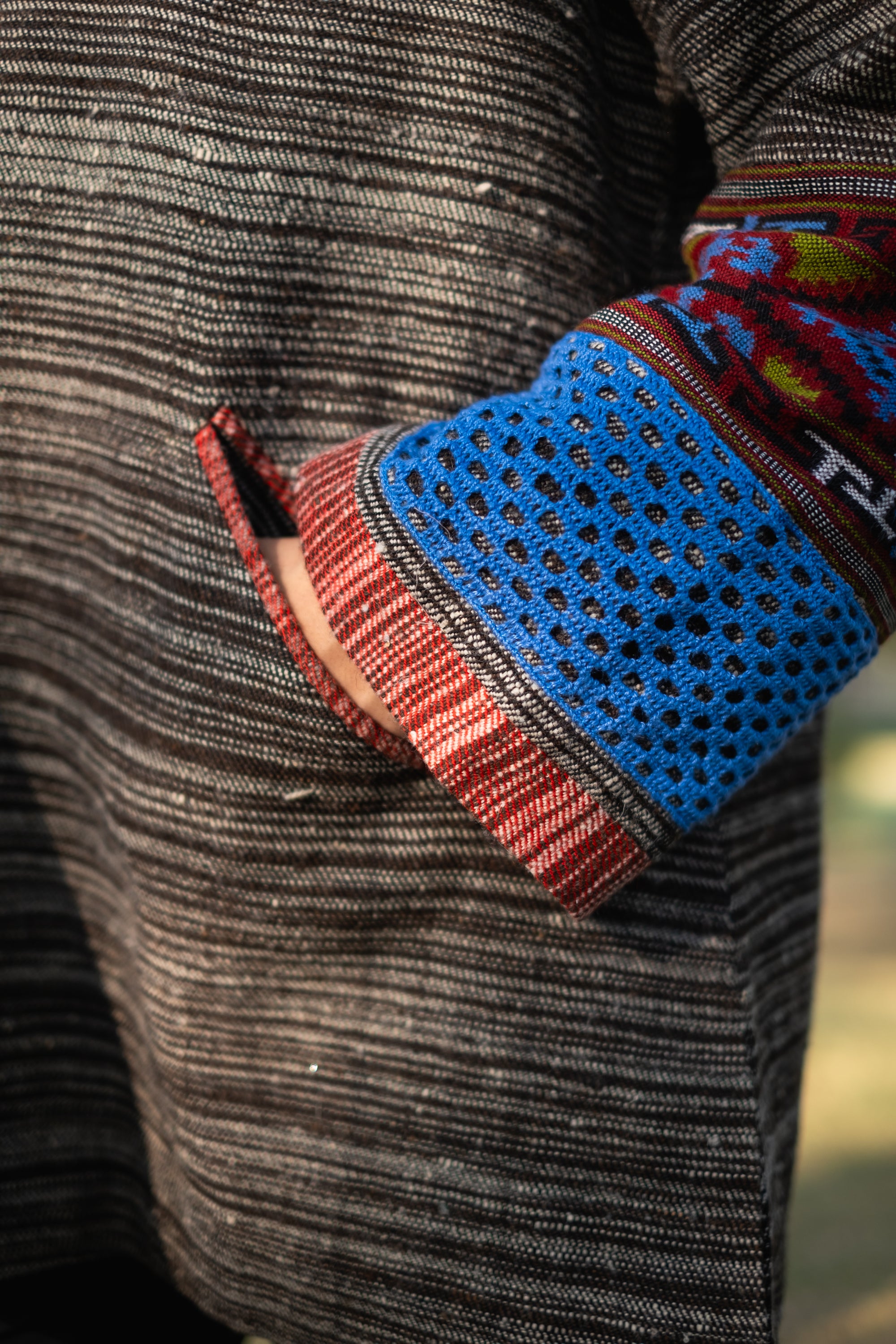 Himalayan Drift Mid-Length Coat ~ Black